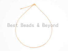 Load image into Gallery viewer, 18 Dainty Cable chain Necklace Chain with Loster Claw, sku#Z244