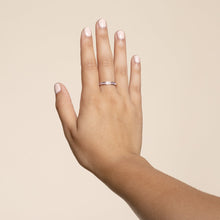 Load image into Gallery viewer, Tessa Pink Crystal Eternity Band