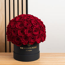 Load image into Gallery viewer, Classic Black Superdome Box | Red Roses