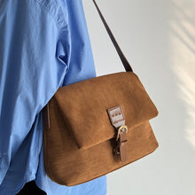 Load image into Gallery viewer, Women's Retro Matte Shoulder Bag – Minimalist PU Leather Crossbody Handbag