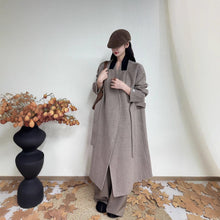 Load image into Gallery viewer, Long Double-sided Wool Coat In Korean Style