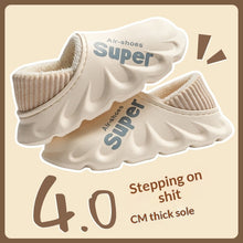 Load image into Gallery viewer, Waterproof Faux Fur Lined Cotton Slippers