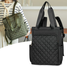 Load image into Gallery viewer, Diamond-Pattern Embroidered Backpack for Women | Dual-Handle Oxford Cloth Backpack | Sarah Express