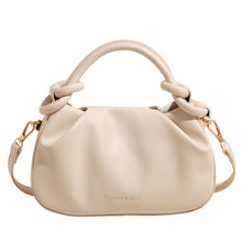 Load image into Gallery viewer, Women's Cloud Pleated Crossbody Bag - Minimalist PU Leather Shoulder Bag with Adjustable Strap