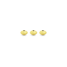 Load image into Gallery viewer, Matte brushed Gold Saucer Shape Spacer beads, Sku#A200