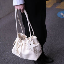 Load image into Gallery viewer, Cloud-Shaped Large Capacity Tote Bag for Women - PU Leather Shoulder Bag with Compartments