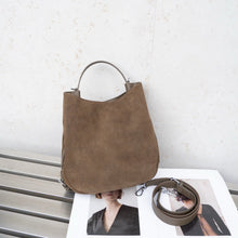 Load image into Gallery viewer, Genuine Leather Crossbody Bag Women - Urban Minimalist Shoulder Bag