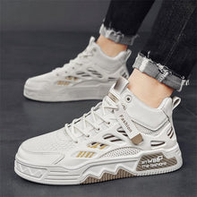 Load image into Gallery viewer, Women's Breathable Mesh High-Top Chunky Sole Sneakers - Korean Fashion Casual Shoes