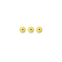 Load image into Gallery viewer, Matte brushed Gold Saucer Shape Spacer beads, Sku#A200