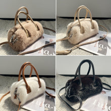 Load image into Gallery viewer, Faux Mink Fur Tote Bag