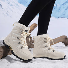 Load image into Gallery viewer, Women's Fleece-Lined Snow Boots - Waterproof Winter Boots with Rubber Sole
