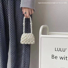 Load image into Gallery viewer, Handwoven Pearl Crossbody Bag
