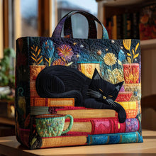 Load image into Gallery viewer, Quilted Digital Print Tote Bag - High Capacity Women's Shoulder Bag with Embroidery