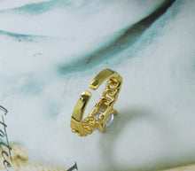 Load image into Gallery viewer, CZ Crown Adjustable Ring, Sku#B146