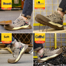 Load image into Gallery viewer, Men's Steel Toe Safety Shoes – Insulated, Puncture-Resistant Work Boots