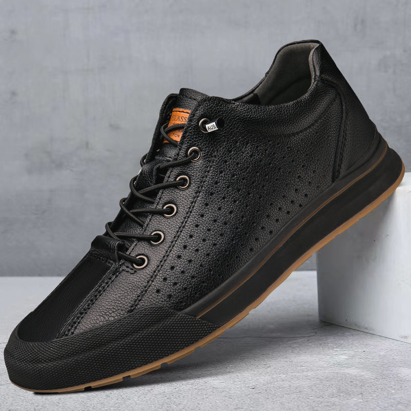 Men's Height Increasing Sneakers - Breathable Casual Elevator Shoes with 6cm Lift