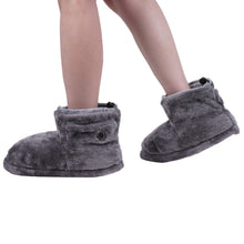 Load image into Gallery viewer, Electric Heated Warming Slippers &amp; Booties – USB Foot Warmer Shoes for Men &amp; Women