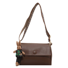 Load image into Gallery viewer, Retro Wide-Strap Mini Square Crossbody Bag – Urban Minimalist PU Leather Shoulder Bag