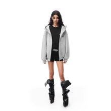 Load image into Gallery viewer, Heavyweight High-neck Air-layer Hooded Sweatshirt
