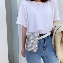Load image into Gallery viewer, Diamond Encrusted Mini Phone Crossbody Bag - Vintage PU Leather Shoulder Bag for Women
