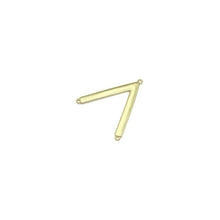 Load image into Gallery viewer, Large Gold V Shape Charm Pendant, Sku#LK1044