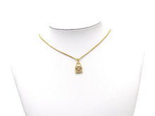 Load image into Gallery viewer, CZ Hollw Out Lock Charm, Sku#JL71