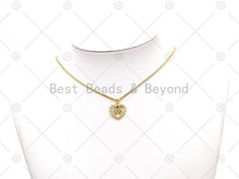 Load image into Gallery viewer, CZ Heart Shape Charm, Sku#JD19