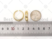 Load image into Gallery viewer, Square CZ Adjustable Ring, Sku#X218