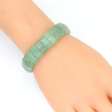 Load image into Gallery viewer, 7x15mm Aventurine Rectangle Stretchy Bracelet, Sku#U2001