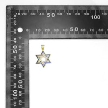 Load image into Gallery viewer, CZ Cobalt Enamel Jewish Star of David Jewish, Sku#LX601
