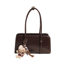 Load image into Gallery viewer, Women's Vintage Pendant Underarm Bag - PU Leather Crossbody Handbag with Adjustable Strap