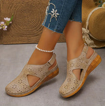 Load image into Gallery viewer, Breathable Wedge Sandals