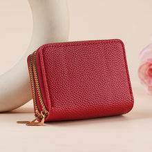 Load image into Gallery viewer, Women's PU Leather Clutch Wallet – Dual Zipper &amp; Multiple Card Slots