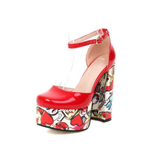 Load image into Gallery viewer, Women's Waterproof Platform Sandals - Chunky Heel Super High Heels - Sarah Express