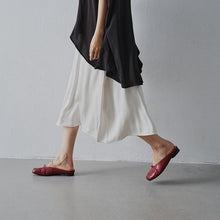 Load image into Gallery viewer, Women's Split-Toe Tabi Mules | Full Grain Cowhide Leather Ballet Flats