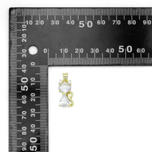 Load image into Gallery viewer, Crystal Cute Cat  Charm Pendant, Sku#LK1015