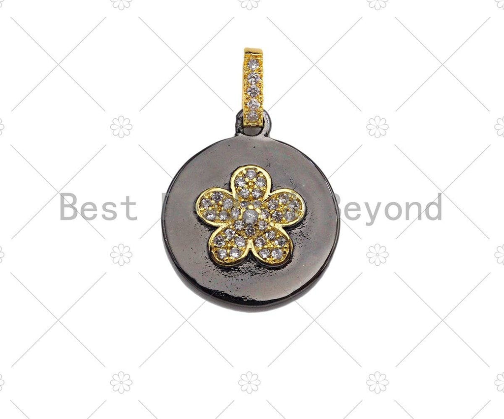 CZ  Evil Eye Crown Butterfly Elephant Coin Pendant, sku#L278