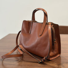 Load image into Gallery viewer, Womens Casual All-Match Tote Bag Made From Full-Grain Cowhide Leather
