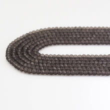 Load image into Gallery viewer, Genuine Smoky Quartz Faceted Rondelle Beads, Sku#U1679