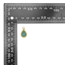 Load image into Gallery viewer, Colorful CZ Teardrop Shape Charm Pendant, Sku#LK1083