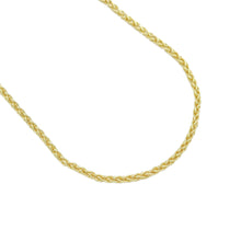 Load image into Gallery viewer, Gold link Chain Adjustable Necklace, Sku#LD586