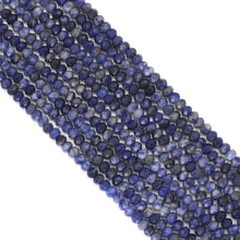 Load image into Gallery viewer, 4x6mm Sodalite Faceted Rondelle Beads, Sku#U1659