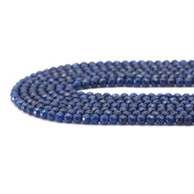 Load image into Gallery viewer, Blue Jade Round Faceted Beads, 4mm, Sku#U1633