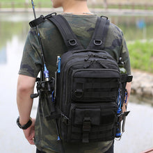 Load image into Gallery viewer, Outdoor Tactical Camo Hiking Backpack Travel Large-Capacity Waterproof Lure Fishing Bag Fishing Pack