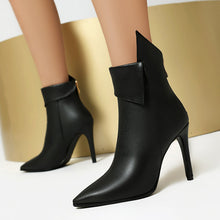 Load image into Gallery viewer, Women's Plus-Size Pointed-Toe Stiletto Heels | Back Zipper | Sizes EU 34–48