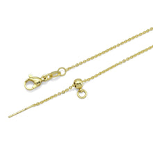 Load image into Gallery viewer, Adjustable Dainty Gold Link Chain Love Pendant Necklace, Sku#EF498