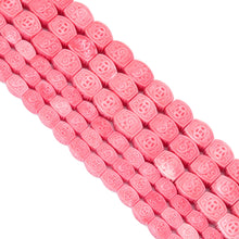 Load image into Gallery viewer, Pink Cube with Chinese Symbol Resin Beads, Sku#U2086