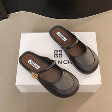 Load image into Gallery viewer, Elegant PVC Semi-Slipper Mule Shoes for Women | Lightweight Non-Slip Everyday Flats