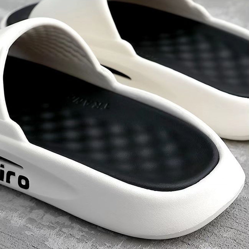 Unisex Non-Slip Indoor Slippers | Waterproof PVC Bathroom Home Shoes