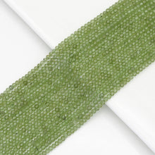 Load image into Gallery viewer, Genuine Peridot Faceted Rondelle Beads, Sku#U1683
